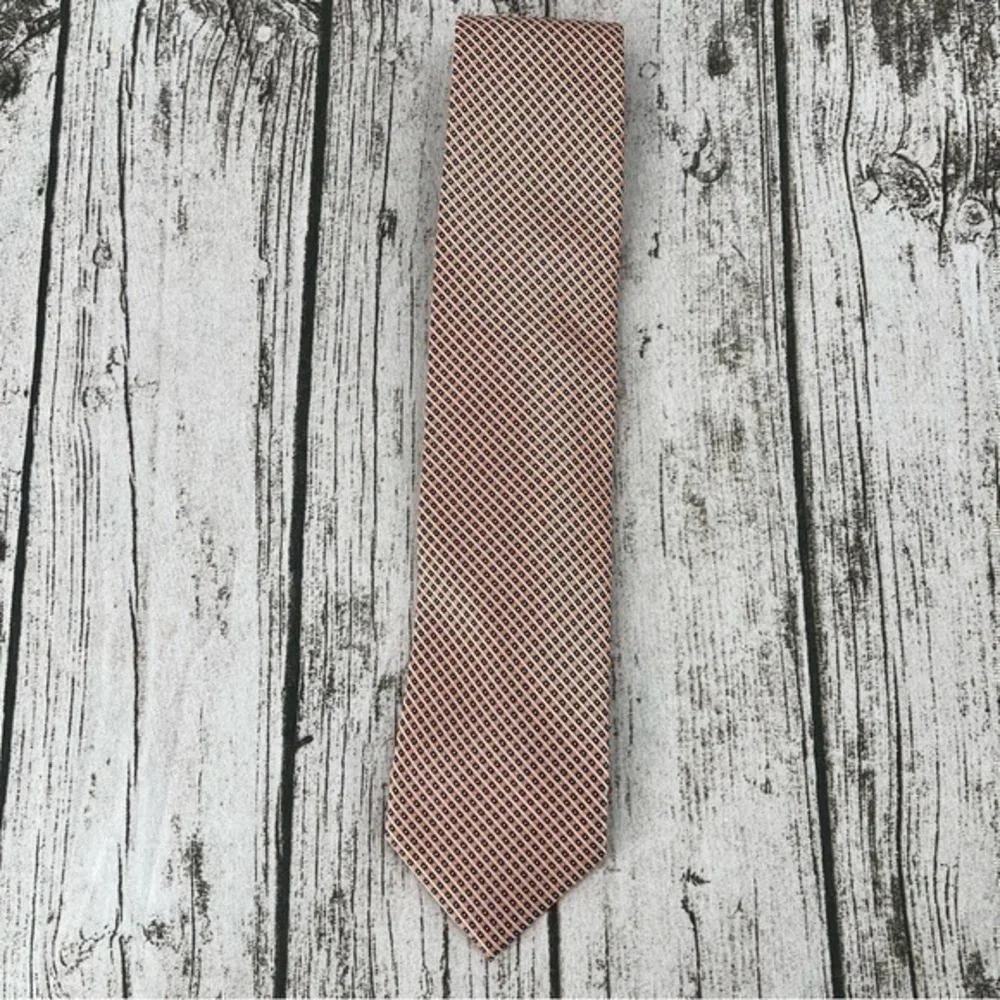 Bergamo New York orange & blue Tie